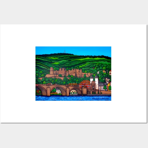 Heidelberg Castle and Old Bridge Wall Art by ThomaeArt